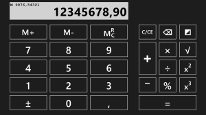 The dark layout theme