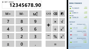 Compact view, size automatically adjusted